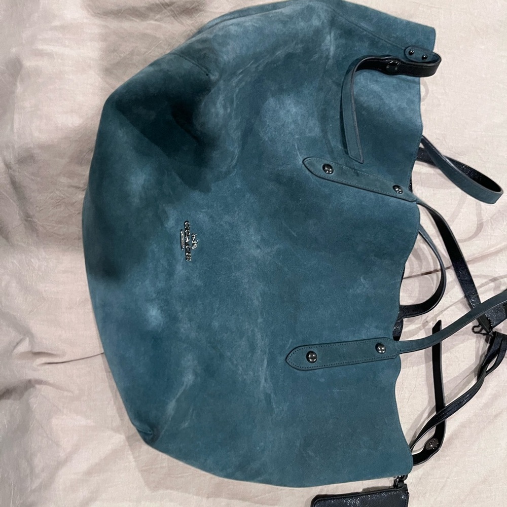Coach market tote reversible